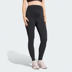 Legginsy ciążowe Optime Essentials Workout Full Length. Czarne legginsy damskie Adidas, bez wzorów. Za 219.00 zł.