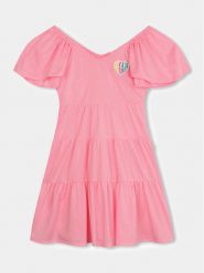 Billieblush Sukienka codzienna U20189 Różowy Regular Fit. Czerwone sukienki dziewczęce Billieblush, bez wzorów, z syntetyku, bez ramiączek, proste. Za 159.99 zł.