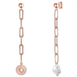 Valero Pearls Stal nierdzewna Perła hodowlana słodkowodna Kolczyki 1 ct Damski. Białe kolczyki damskie Valero Pearls, z perłą, ze stali. Za 178.99 zł.
