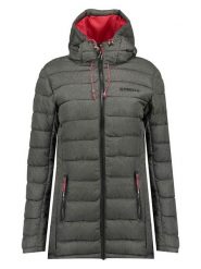 Geographical Norway Płaszcz pikowany "Astana" w kolorze szarym rozmiar: M. Szare płaszcze damskie Geographical Norway, m, bez wzorów, bez kaptura. Za 180.06 zł.