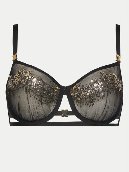 Chantelle X Biustonosz balkonetka Genesis C01KM5 Czarny. Czarne biustonosze Chantelle X, bez wzorów, z syntetyku. Za 369.99 zł.