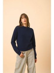Just Cashmere Kaszmirowy sweter w kolorze granatowym rozmiar: M. Niebieskie swetry klasyczne damskie Just Cashmere, m, z kaszmiru, bez kołnierzyka. Za 478.99 zł.