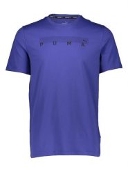 Puma Koszulka sportowa "Energy Cloudspun" w kolorze niebieskim rozmiar: XL. Niebieskie koszulki sportowe damskie Puma, xl, bez wzorów, z materiału, bez ramiączek, outdoorowe. Za 100.99 zł.