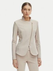 Rinascimento Marynarka CFC0127901003 Beżowy Slim Fit. Brązowe marynarki i żakiety damskie Rinascimento, xl, bez wzorów, z syntetyku. Za 579.99 zł.