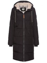 Camel Active Płaszcz zimowy w kolorze czarnym rozmiar: 34. Czarne płaszcze damskie Camel Active, na zimę, bez wzorów, z puchu, bez kaptura. Za 575.45 zł.
