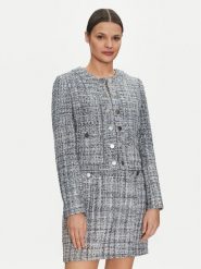 Guess Marynarka W5GL26 WH7I0 Szary Regular Fit. Szare marynarki i żakiety damskie Guess, xxl, z aplikacjami, z syntetyku. Za 399.99 zł.