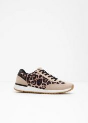 Sneakersy. Brązowe obuwie sportowe casual damskie bonprix. Za 124.99 zł.