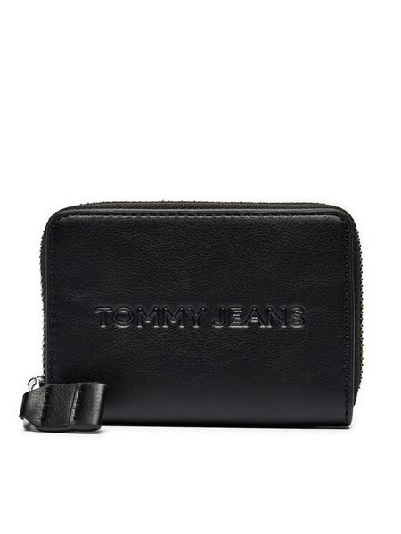 Tommy Jeans Portfel Tjw Ess Must Small Za AW0AW16387 Czarny. Czarne portfele damskie Tommy Jeans, bez wzorów, z jeansu. Za 159.99 zł.