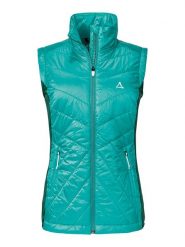 Schöffel Kamizelka hybrydowa "Stams" w kolorze turkusowym rozmiar: 44. Niebieskie kamizelki damskie Schöffel, bez wzorów, bez kaptura. Za 550.36 zł.