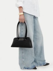 Nine West Torebka CEO-MODERN MUSE-LA374-4764 Czarny. Czarne torebki klasyczne damskie Nine West, ze skóry, bez dodatków. Za 179.99 zł.