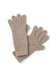 CXL by Christian Lacroix Kaszmirowe rękawiczki w kolorze beżowym rozmiar: onesize. Brązowe rękawiczki damskie CXL by Christian Lacroix, bez wzorów, z kaszmiru. Za 178.37 zł.