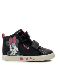 Geox Sneakersy B Kilwi Girl B46D5B 022HH C9289 S Czarny. Czarne buty sportowe dziewczęce Geox, bez wzorów, ze skóry, bez zapięcia. Za 249.99 zł.