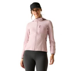 Damska Bluza Polarowa Kemilia. Czerwone bluzy damskie Regatta, na zimę, l, bez wzorów, z elastanu, z kapturem. Za 225.99 zł.