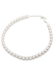 Pandora Srebrna bransoletka z cyrkoniami rozmiar: 18. Szare bransoletki damskie Pandora, srebrne. Za 404.99 zł.