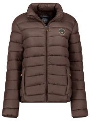 Geographical Norway Kurtka pikowana "Atikamap" w kolorze ciemnobrązowym rozmiar: XXL. Brązowe kurtki damskie Geographical Norway, xxl, bez wzorów, bez kaptura. Za 153.71 zł.