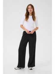 Kaffe Spodnie w kolorze czarnym rozmiar: 42. Czarne spodnie materiałowe damskie Kaffe, bez wzorów, z materiału. Za 122.38 zł.