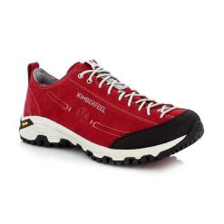 Buty trekkingowe damskie Kimberfeel CHOGORI Framboise. Czerwone obuwie trekkingowe damskie Kimberfeel, bez zapięcia. Za 499.99 zł.