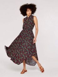 Apricot Sukienka w kolorze czarnym rozmiar: XS. Czarne sukienki damskie Apricot, bez wzorów, z wiskozy, bez ramiączek. Za 86.99 zł.