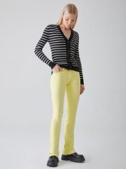 LTB Dżinsy "Fallon" - Flare fit - w kolorze żółtym rozmiar: W33/L34. Żółte jeansy damskie LTB. Za 96.60 zł.