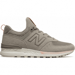 New Balance WS574PMC. Brązowe obuwie sportowe damskie New Balance, z materiału. W wyprzedaży za 299.99 zł.