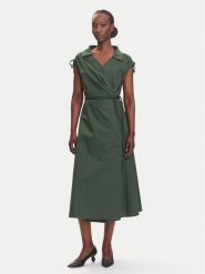 Marella Sukienka codzienna Rivera 2513221052 Zielony Relaxed Fit. Zielone sukienki damskie Marella, bez wzorów, z bawełny, bez ramiączek. Za 1,459.00 zł.