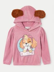 NAME IT Bluza PAW PATROL 13236187 Różowy Standard Fit. Czerwone bluzy dziewczęce Name it, bez wzorów, z syntetyku, bez ramiączek, bez kaptura. Za 69.99 zł.
