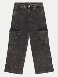 Guess Jeansy L4BA17 D5JL0 Beżowy Slim Fit. Brązowe jeansy dziewczęce Guess, z aplikacjami, z jeansu. Za 189.99 zł.