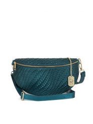 Anna Morellini Skórzana saszetka "Rufina" w kolorze niebieskim - 30 x 18 x 9 cm rozmiar: onesize. Niebieskie nerki i saszetki damskie Anna Morellini, bez wzorów, z materiału. Za 208.99 zł.