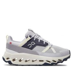 Trekkingi On. Szare obuwie trekkingowe damskie On, bez zapięcia. Za 659.99 zł.