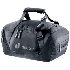 Torba Deuter Duffel 35 - black. Czarne torby sportowe Deuter, bez wzorów, z materiału. Za 313.49 zł.
