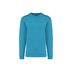 Bluza z okrągłym dekoltem Kariban. Niebieskie bluzy damskie KARIBAN, xl, bez wzorów, z bawełny, bez kaptura. Za 104.50 zł.