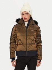 Rossignol Kurtka narciarska Ventina RLNWJ23 Złoty Regular Fit. Żółte kurtki sportowe damskie Rossignol, na zimę, s, bez wzorów, z syntetyku, bez kaptura. Za 1,699.00 zł.