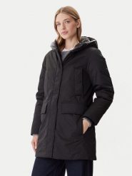 Tommy Hilfiger Parka WW0WW46533 Czarny Relaxed Fit. Czarne parki damskie Tommy Hilfiger, xxl, z bawełny, bez kaptura. Za 1,049.00 zł.