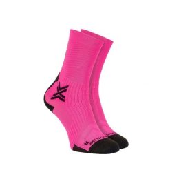 Skarpety X-Socks Bike Perform Crew Pink. Czerwone skarpetki damskie X Socks, bez wzorów. W wyprzedaży za 78.00 zł.