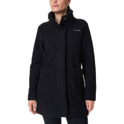 Płaszcz Polarowy Damski Columbia Panorama Long Jacket. Czarne płaszcze damskie Columbia, xs, bez wzorów, z polaru, bez kaptura. Za 436.99 zł.