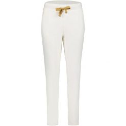 Spodnie dresowe Luhta Hannila - białe. Białe spodnie dresowe damskie Luhta, na zimę, xs, bez wzorów, z dresówki. Za 409.00 zł.