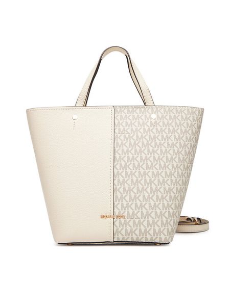 MICHAEL Michael Kors Torebka Flora 30T5GFFT2B Beżowy. Brązowe torebki klasyczne damskie MICHAEL Michael Kors, ze skóry, bez dodatków. Za 759.99 zł.
