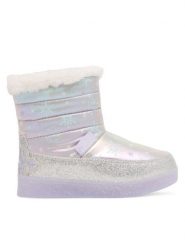 Frozen Śniegowce AW23-220DFR Srebrny. Szare kozaki dziewczęce Frozen, bez wzorów, z materiału, bez obcasa, bez zapięcia. Za 159.99 zł.