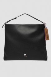 KARL LAGERFELD Czarna shopperka damska Ikon Pebble Hobo. Czarne shopper bag KARL LAGERFELD, bez dodatków. W wyprzedaży za 570.99 zł.