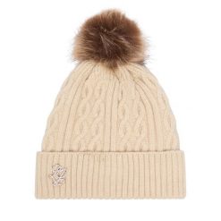 Czapka Liu Jo. Białe czapki damskie Liu Jo, na zimę, bez wzorów. Za 249.99 zł.