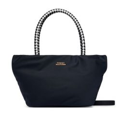 Torebka Tommy Hilfiger. Niebieskie torebki klasyczne damskie Tommy Hilfiger, z nylonu, bez dodatków. Za 449.99 zł.
