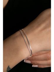 Heliophilia Srebrna bransoletka rozmiar: onesize. Szare bransoletki damskie Heliophilia, srebrne. Za 89.95 zł.