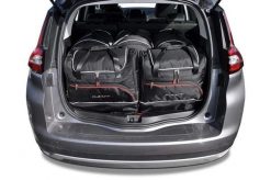 Torby Do Bagażnika Renault Grand Scenic 2016-2021 5Szt Kjust. Czarne torby podróżne KJUST, bez wzorów, z kauczuku. Za 1,546.00 zł.