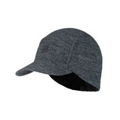 Czapka z daszkiem BUFF Pack Merino Fleece Cap. Szare czapki z daszkiem damskie Buff, bez wzorów. Za 219.90 zł.