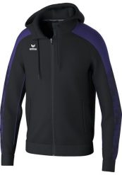 Kurtka treningowa Erima Evo Star z kapturem Multicolor Junior. Czarne kurtki damskie Erima, bez wzorów, z materiału, z kapturem. Za 229.50 zł.
