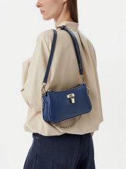 Nine West Torebka CEO-SILENT CHARM-LDA9867 Granatowy. Niebieskie torebki klasyczne damskie Nine West, ze skóry, bez dodatków. Za 229.99 zł.
