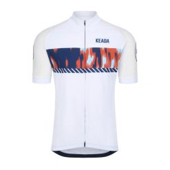 Damska koszulka rowerowa z krótkim rękawem – Signal Three. Białe koszulki damskie KEADA SPORTS, m, bez wzorów, bez kołnierzyka, bez ramiączek. Za 332.00 zł.