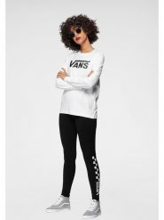 Vans Koszulka w kolorze białym rozmiar: XL. Białe bluzki damskie Vans, xl, bez wzorów, z bawełny, bez kołnierzyka, bez ramiączek. Za 123.25 zł.