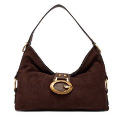 Torebka Guess. Brązowe torebki klasyczne damskie Guess, bez dodatków. Za 674.99 zł.