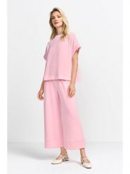 Rich & Royal Koszulka w kolorze jasnoróżowym rozmiar: L. Różowe koszulki damskie Rich & Royal, l, bez wzorów, bez kołnierzyka, bez ramiączek. Za 121.99 zł.